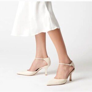 AEYDE Selma cream leather color Pointed Toe Pump Women SIZE EU 38.5/US 7.5